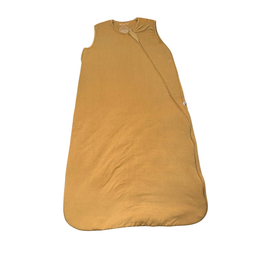 Gunamuna Bamboo Viscose Sleep Bag 1.0 TOG Mustard Yellow 18-24M Sack CR1